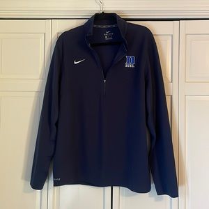 Nike quarter zip with Duke logo